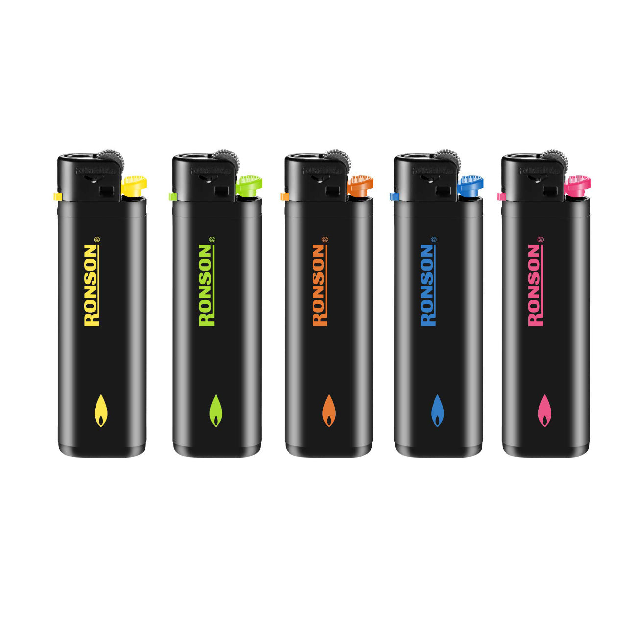Encendedor Ronson Colourlite Black